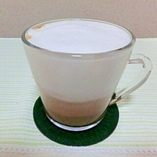 お家でもカフェのような♪ハニーカフェラテ